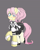 Size: 6410x8098 | Tagged: safe, artist:darkstorm mlp, fluttershy, pegasus, pony, g4, adorable face, adorascotch, anime style, blushing, bow, butterscotch, clothes, crossdressing, cuffs (clothes), cute, eye clipping through hair, femboy, fluttermaid, garter, hair tie, hidden wings, maid, makeup, male, mary janes, nylon tights, ponytail, raised hoof, rule 63, shoes, simple background, solo, stallion, stockings, thigh highs