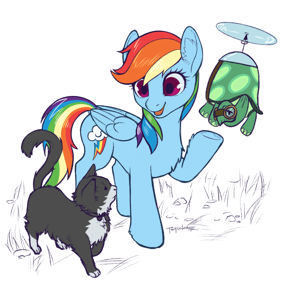 2711641-safe-artist-taytinabelle-rainbow-dash-tank-cat-pegasus