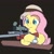 Size: 1000x1001 | Tagged: safe, artist:drafthoof, fluttershy, pony, g4, bust, female, gun, gunshy, hat, mare, rifle, simple background, sniper, sniper (tf2), sniper rifle, snipershy, solo, team fortress 2, three quarter view, watch, weapon, wristwatch