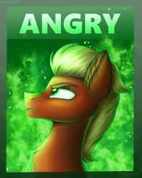 Size: 2400x3000 | Tagged: safe, artist:darklight1315, sprout cloverleaf, earth pony, pony, g5, my little pony: a new generation, spoiler:g5, emperor sprout, fire, green fire, high res, male, poster, propaganda, russia, solo, soviet, stallion