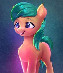 Size: 1852x2165 | Tagged: safe, artist:xbi, earth pony, pony, g5, abstract background, background pony, color porn, female, mare, solo, unnamed character, unnamed pony