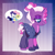 Size: 2000x2000 | Tagged: safe, artist:keeka-snake, fluttershy, rarity, oc, oc:two time, pony, unicorn, g4, alternate hairstyle, alternate timeline, clothes, female, high res, magical lesbian spawn, mare, night maid rarity, nightmare takeover timeline, offspring, parent:fluttershy, parent:rarity, parents:flarity, severeshy