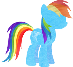 Size: 933x857 | Tagged: safe, edit, rainbow dash, pony, g4, minimalist, simple background, solo, transparent background