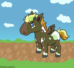 Size: 1950x1800 | Tagged: safe, artist:misskanabelle, oc, oc only, pegasus, pony, pegasus oc, solo, wings
