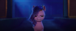 Size: 1907x793 | Tagged: safe, screencap, pipp petals, pegasus, pony, g5, my little pony: a new generation, spoiler:my little pony: a new generation, 3d, dishevelled, female, frown, mare, messy mane, pipp petals is not amused, solo