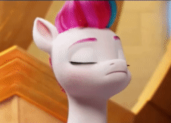 Size: 246x177 | Tagged: safe, edit, edited screencap, screencap, zipp storm, pegasus, pony, g5, my little pony: a new generation, spoiler:my little pony: a new generation, 3d, animated, do not want, female, floppy ears, frown, gif, i watch it for the ears, mare, reaction image