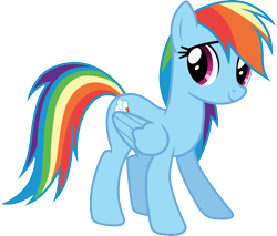 Size: 3521x3000 | Tagged: safe, artist:cloudy glow, rainbow dash, pegasus, pony, g4, magical mystery cure, female, high res, mare, simple background, solo, transparent background, vector