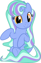 Size: 5830x8884 | Tagged: safe, artist:shootingstarsentry, oc, oc only, oc:starla, pony, unicorn, absurd resolution, female, mare, offspring, parent:hoo'far, parent:trixie, parents:trixfar, simple background, solo, transparent background, vector