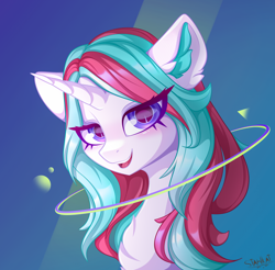 Size: 2224x2192 | Tagged: safe, artist:stahlkat, oc, oc only, oc:voyager, pony, unicorn, bust, high res, solo
