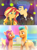 Size: 800x1076 | Tagged: safe, artist:3d4d, artist:flashimmer, edit, edited screencap, screencap, flash sentry, hitch trailblazer, sunny starscout, sunset shimmer, equestria girls, g4, g5, my little pony equestria girls: better together, my little pony: a new generation, star crossed, 3d, comparison, female, male, ship:flashimmer, ship:starblazer, shipping, straight