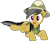 Size: 2434x2000 | Tagged: safe, artist:frownfactory, daring do, pegasus, pony, g4, my little pony: friendship is magic, season 6, stranger than fan fiction, clothes, ear fluff, female, folded wings, hat, high res, lying down, mare, pith helmet, prone, shirt, simple background, solo, transparent background, vector, wings