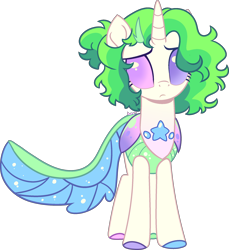 Size: 2060x2251 | Tagged: safe, artist:kurosawakuro, oc, oc only, changepony, hybrid, pony, base used, female, high res, magical lesbian spawn, offspring, parent:princess celestia, parent:queen chrysalis, parents:chryslestia, simple background, solo, transparent background