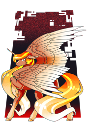 Size: 1920x2716 | Tagged: safe, artist:oneiria-fylakas, oc, oc only, alicorn, pony, alicorn oc, commission, horn, simple background, solo, transparent background, wings, ych result