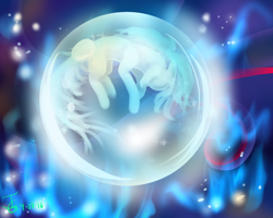 Size: 2000x1600 | Tagged: safe, artist:joan-grace, oc, oc only, pony, abstract background, bubble, crepuscular rays, flowing mane, flowing tail, glowing, ocean, seaweed, signature, solo, sparkles, sunlight, swimming, tail, underwater, water