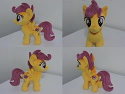 Size: 1597x1199 | Tagged: safe, artist:little-broy-peep, scootaloo, pegasus, pony, g4, female, filly, irl, photo, plushie, solo
