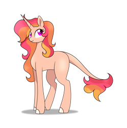 Size: 2250x2261 | Tagged: safe, artist:auroranovasentry, oc, oc only, oc:pearlyn pastel, pony, unicorn, female, high res, mare, simple background, solo, transparent background