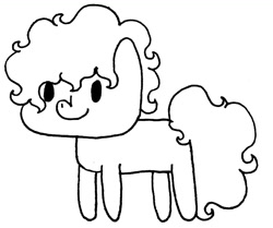 Size: 1476x1232 | Tagged: safe, artist:spoopygirl, oc, oc only, pony, lineart, simple background, solo, white background