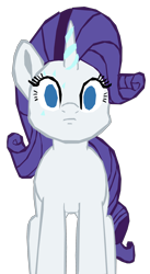 Size: 1280x2334 | Tagged: safe, artist:benpictures1, artist:chedx, edit, rarity, pony, unicorn, comic:kingdom fall, comic:the storm kingdom, g4, my little pony: the movie, bad end, brainwashing, crystal of light, female, inkscape, simple background, solo, transparent background, vector