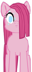 Size: 1280x2866 | Tagged: safe, artist:benpictures1, artist:chedx, edit, pinkie pie, earth pony, pony, comic:kingdom fall, comic:the storm kingdom, g4, my little pony: the movie, bad end, brainwashing, crystal of light, female, inkscape, pinkamena diane pie, simple background, solo, transparent background, vector