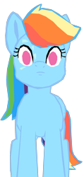 Size: 1280x2685 | Tagged: safe, artist:benpictures1, artist:chedx, edit, rainbow dash, pegasus, pony, comic:kingdom fall, comic:the storm kingdom, g4, my little pony: the movie, bad end, brainwashing, crystal of light, female, inkscape, simple background, solo, transparent background, vector
