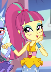 Size: 481x689 | Tagged: safe, screencap, sour sweet, sugarcoat, dance magic, equestria girls, equestria girls specials, g4, cropped, cute, female, freckles, sleeveless, sourbetes
