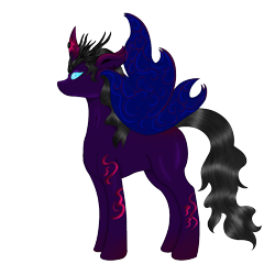 Size: 1000x1000 | Tagged: safe, artist:saint boniface, oc, oc only, oc:umbra, pony, female, mare, simple background, solo, transparent background