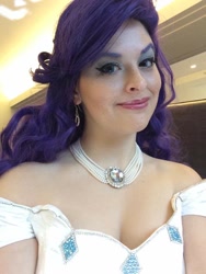 Size: 720x960 | Tagged: safe, artist:shelbeanie, rarity, human, g4, clothes, cosplay, costume, facebook, irl, irl human, pacific ponycon, pacific ponycon 2017, photo