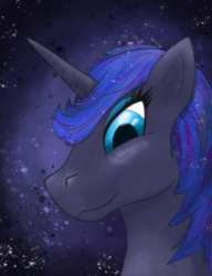 Size: 2535x3298 | Tagged: safe, artist:theenderrebel, princess luna, alicorn, pony, g4, high res, princess, solo