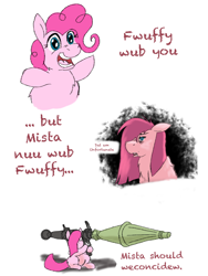 Size: 1536x2048 | Tagged: safe, artist:fluffsplosion, pinkie pie, earth pony, fluffy pony, pony, g4, comic, pinkamena diane pie, pinkiefluff, rpg-7, this will end in cupcakes, this will end in death, this will end in tears, this will end in tears and/or death, xk-class end-of-the-world scenario