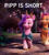 Size: 644x710 | Tagged: safe, edit, edited screencap, screencap, pipp petals, sunny starscout, earth pony, pegasus, pony, g5, my little pony: a new generation, 3d, captain obvious, fake horn, female, mare, pipp is short, short