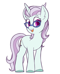 Size: 2231x2744 | Tagged: safe, artist:yoditax, north point, pony, g4 mega collab, g4, glasses, high res, open mouth, simple background, solo, transparent background