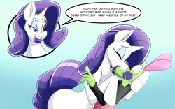 Size: 2400x1500 | Tagged: safe, artist:jamearts, rarity, oc, oc:jimmy basil-lisk, lizard, pony, unicorn, anthro, g4, anthro with ponies, bust, canon x oc, dreamworks face, drool, eyes closed, female, fetish, forced kiss, forced shipping, gradient background, horn, hug, kiss mark, kiss on the lips, kissing, lipstick, lipstick fetish, male, purple lipstick, smiling, smirk, smooch, straight, talking