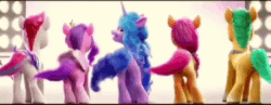 Size: 1080x420 | Tagged: safe, screencap, hitch trailblazer, izzy moonbow, pipp petals, sunny starscout, zipp storm, earth pony, pegasus, pony, unicorn, g5, my little pony: a new generation, spoiler:my little pony: a new generation, 3d, adorasexy, animated, bronybait, butt, butt shake, cute, female, fit right in (g5), hitchbutt, izzy moonbutt, looking at you, looking back, looking back at you, male, mane five, mare, no sound, out of context, pipp butt, plot, rear view, sexy, shaking, stallion, sunny starbutt, tail flick, twerking, watch us shake our unicorn butts, webm, what have you done?!, you know for kids, zippbutt