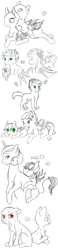 Size: 1133x4887 | Tagged: safe, artist:schokocream, oc, oc only, oc:lightning bliss, alicorn, dragon, pony, alicorn oc, base, dragon oc, horn, lineart, partial color, sketch, sketch dump, wings