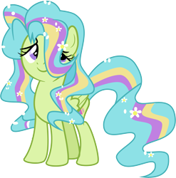 Size: 8093x8207 | Tagged: safe, artist:shootingstarsentry, oc, oc only, oc:kinder garden, pegasus, pony, absurd resolution, female, mare, offspring, parent:tree hugger, parent:zephyr breeze, parents:zephyrhugger, simple background, solo, transparent background