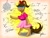 Size: 2048x1536 | Tagged: safe, artist:diamond06mlp, oc, oc only, earth pony, pony, 50s, bipedal, bow, clothes, dancing, disco ball, dress, earth pony oc, eyelashes, female, hair bow, makeup, mare, music notes, signature, solo