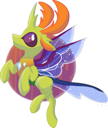 Size: 1289x1535 | Tagged: safe, artist:olivecow, thorax, changedling, changeling, g4, king thorax, male, simple background, solo, spread wings, transparent background, wings