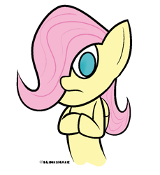 Size: 773x844 | Tagged: safe, artist:blinkshake, fluttershy, pegasus, pony, g4