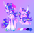 Size: 1482x1413 | Tagged: safe, artist:onionpwder, starlight glimmer, classical unicorn, pony, unicorn, g4, beanie, chest fluff, cloven hooves, color porn, colored hooves, curved horn, hat, horn, leonine tail, smiling, solo, unicorn beard, unshorn fetlocks