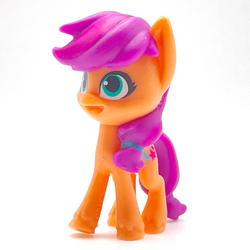 Size: 1909x1909 | Tagged: safe, photographer:errant_harpy, sunny starscout, earth pony, pony, g4.5, g5, cropped, female, mare, merchandise, simple background, solo, toy, white background