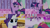 Size: 1280x720 | Tagged: safe, edit, edited screencap, editor:quoterific, screencap, rarity, twilight sparkle, pony, unicorn, g4, lesson zero, my little pony: friendship is magic, season 2, carousel boutique, cute, female, floppy ears, grin, mare, one eye closed, smiling, twiabetes, unicorn twilight