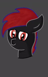 Size: 1888x3015 | Tagged: safe, artist:shadowsky, oc, oc only, oc:shadow sky, pegasus, pony, cute, red and black oc, red eyes, solo