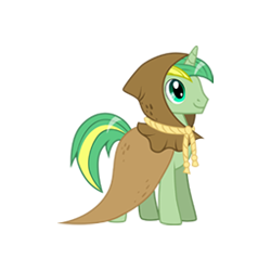Size: 256x256 | Tagged: safe, gameloft, clover the clever, pony, unicorn, g4, my little pony: magic princess, official, cloak, clothes, icon, male, simple background, solo, stallion, transparent background, video game