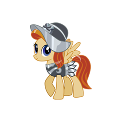Size: 256x256 | Tagged: safe, gameloft, private pansy, pegasus, pony, g4, my little pony: magic princess, official, female, hat, icon, mare, simple background, solo, transparent background, video game