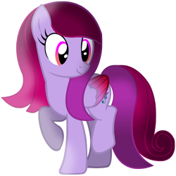 Size: 9000x9000 | Tagged: safe, artist:laszlvfx, oc, oc only, oc:melody star, pegasus, pony, absurd resolution, colored wings, female, folded wings, gradient wings, mare, pegasus oc, raised hoof, raised leg, show accurate, simple background, smiling, solo, transparent background, wings