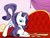 Size: 1280x973 | Tagged: safe, artist:sallycars, rarity, pony, unicorn, g4, ear piercing, earring, face down ass up, fainting couch, glasses, jack-o challenge, jewelry, looking at you, measuring tape, meme, ms paint, necklace, piercing, rarity's glasses, solo, stupid sexy rarity