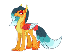 Size: 2732x2048 | Tagged: safe, artist:its-seal-time, oc, oc only, oc:quasar plume, classical hippogriff, hippogriff, high res, male, simple background, solo, transparent background