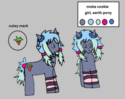 Size: 1170x928 | Tagged: safe, artist:ask-luciavampire, oc, earth pony, pony, ask ponys gamer club, profile
