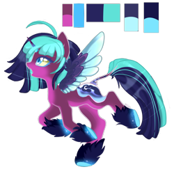 Size: 1000x1000 | Tagged: safe, artist:miioko, artist:sakimiaji, oc, oc only, alicorn, pony, alicorn oc, base used, horn, simple background, solo, transparent background, wings