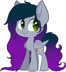 Size: 1703x1866 | Tagged: safe, artist:jetjetj, oc, oc only, oc:velvet aurora, pegasus, pony, chibi, female, mare, simple background, solo, transparent background